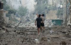 left of their homes